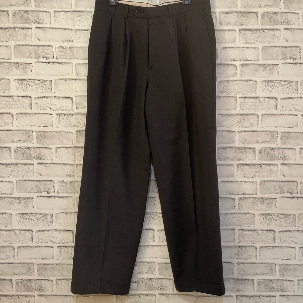 Men’s Valentino dark gray dress pants slacks trousers 32x29.5